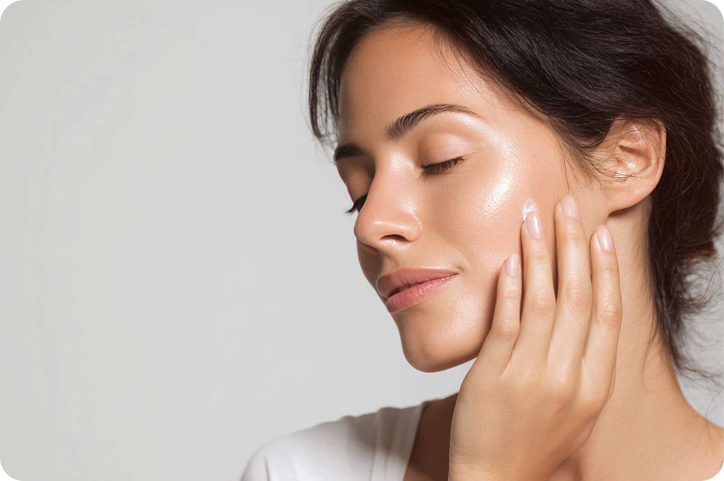 Hero image of a city skyline at night