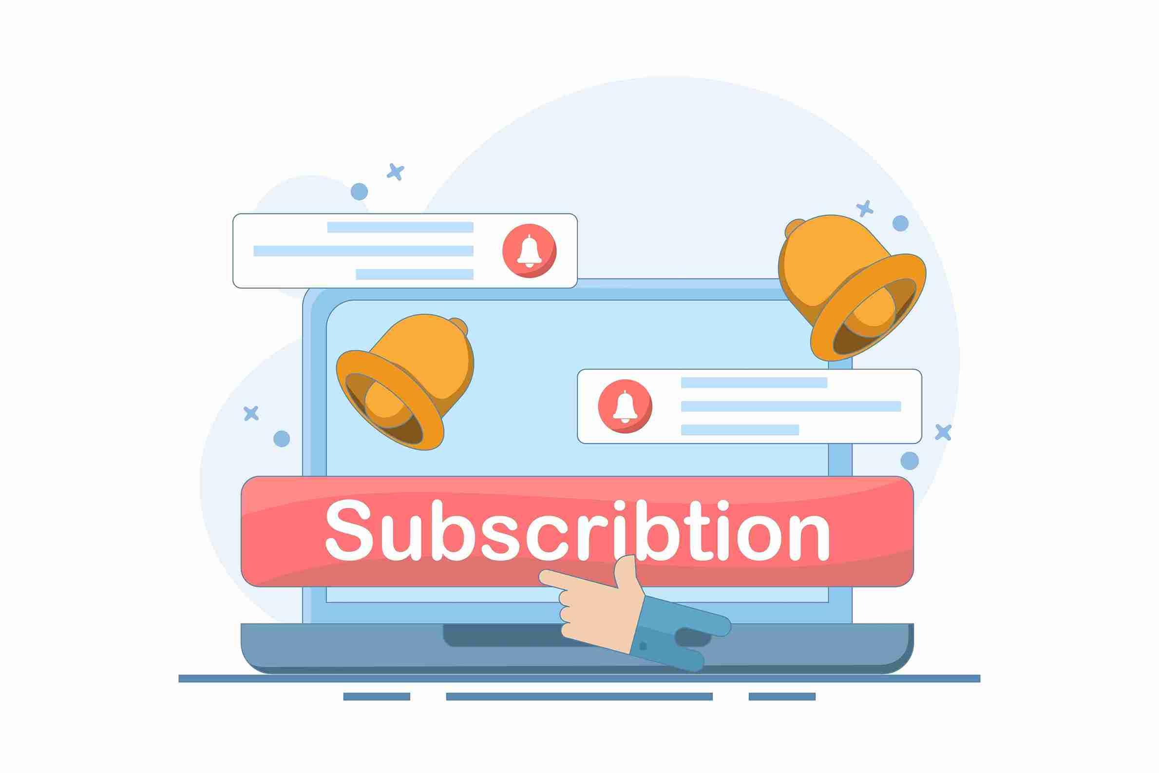 Hero image of a city skyline at night