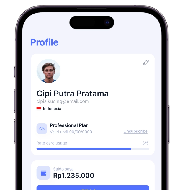 Profile illustration